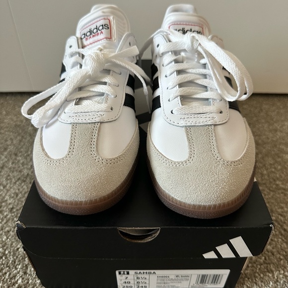 adidas Shoes - NEW Adidas Samba OG Black/White Shoes Size 7